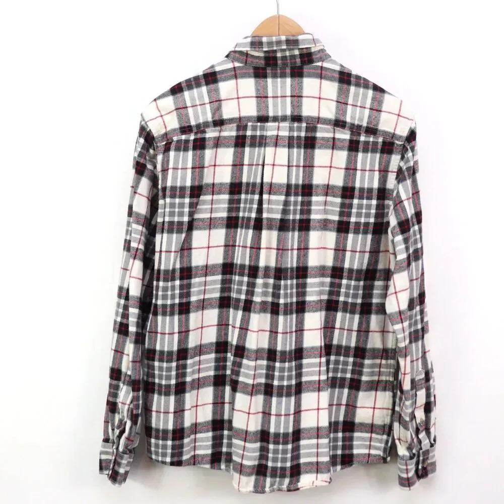 J. Crew Classic Fit Plaid Button Down Shirt size Large